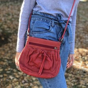 Fossil Leather Crossbody Bag
